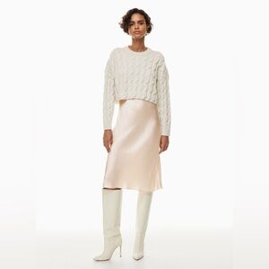 Aritzia babaton slip satin midi in size 2 BRAND NEW WITH TAGS